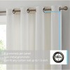 HLC.ME Sawyer Premium Luxurious Lush Velvet Soft Light Filtering Grommet Window Drapery Curtains - Set of 2 - 2 of 4