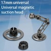 HTUTWOO Car Mount Magnetic Phone Holders, 720° Rotatable Folding Car Bracket, Universal Automobile Cradle Fit for All Smartphones - 3 of 4