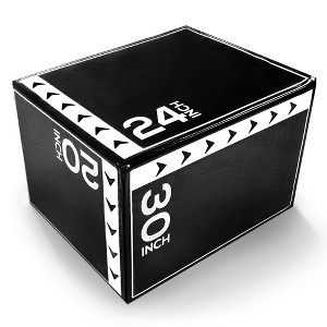 BalanceFrom Fitness 60 Pound Versatile 3-in-1 Plyometric Jumping Exercise Box