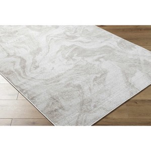 Hauteloom Zoete Beige Marble Area Rug - 1 of 4