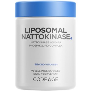 glutathione kroger Codeage Liposomal Nattokinase 4000 FU, Vegan, Phospholipids, Liposomal  Delivery, Non-GMO, 90 Capsules : Target
