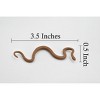 Collectible Wildlife Gifts | Snake, Eastern Brown Snake, Australia, Rubber Reptile, Realistic Hand Painted,  Model, Gift,   3 1/2"  F3052 B364195 - 3 of 4