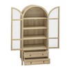 Vatros Tall Arched Kitchen Pantry Arched Storage Display Cabinet with Adjustable Shelves - 4 of 4