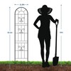 55 x 11.8 inch No Dig Dog Fence Outdoor - Rustproof Animal Barrier, Decorative Garden Fence Panels for Yard Border, Patio - 2 of 4