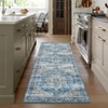 Oriental Machine Washable Rug Stain Resistant Easy Cleaning Rug with Non-Slip Backing Low Pile Soft Folding Floor Cover For Home Decor - 3 of 4