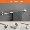 CLIHOME 4-Piece Bathroom Accessory Set, SUS304 Hardware Set Includes Towel Bar, Toilet Paper Holder - 2 of 4