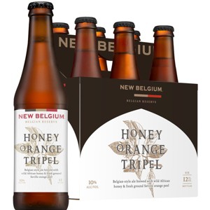 New Belgium Honey Orange Trippel Beer - 6pk/12 fl oz Bottles - 1 of 4