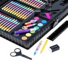 GirlZone Ultimate Art Set for Girls, 118-Piece Awesome Arts and Crafts Kit for Kids, Fun Girls Toys Age 7 Set & Kids - 4 of 4