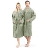 Linum Home Textiles 100% Turkish Cotton Embroidered ''Mr.'' Terry Bathrobe - 2 of 3