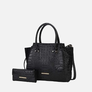 MKF Collection Viridiana Women’s Luxe Croc-Embossed Versatile Tote Bag by Mia K - 1 of 4
