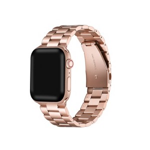 Posh Tech Sloan Stainless Steel Band for Apple Watch - Bright Rose Gold -  40/41/42mm - 1 of 3