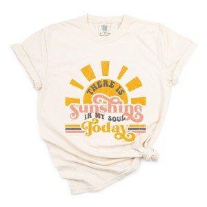 Simply Sage Market There Is Sunshine In My Soul Today Garment Dyed Tee - 1 of 4