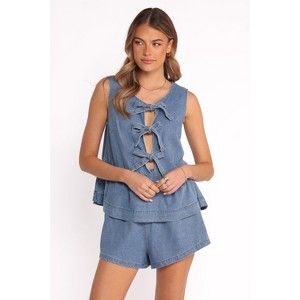 Petal and Pup Womens Graciana Denim Short Set - 1 of 4