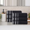 Cotton Medium Weight Hand Towel Set of 6 by Blue Nile Mills - 2 of 4