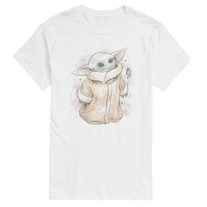 Men's - Star Wars - The Mandalorian Grogu Tonal Washed Short Sleeve Graphic T-Shirt - 1 of 3