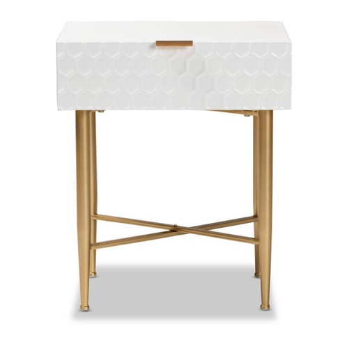 Gold nightstand store target