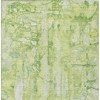 HomeRoots 5' X 8' Lime Green And Ivory Abstract Washable Indoor Outdoor Area Rug - 4 of 4
