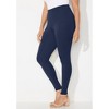Catherines Women's Plus Size Ultra-Knit Ponte Legging - 4 of 4