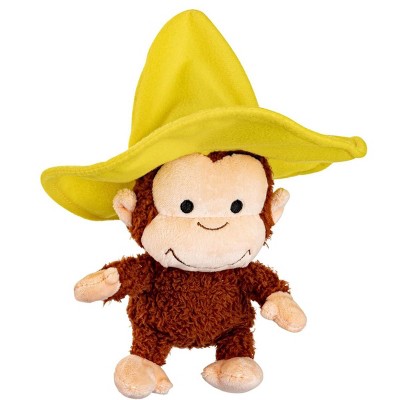 Curious George Cuteeze 7" Inch Collectible Plush Toy, Yellow Hat