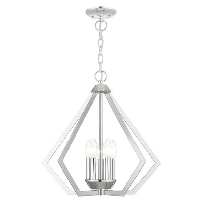 Livex Lighting Prism 5 - Light Chandelier in  Polished Chrome
