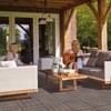 DOMETOUR Wood Plastic Composite Deck Tiles, Set of 20, FSC Certified, Water-Resistant, DIY-Friendly, Perfect for Patios, Balconies, Rooftops. - 4 of 4