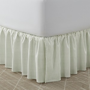 Laura Ashley Cotton Ruffled Bedskirt/Dust Ruffle/Box Spring Cover - 1 of 4