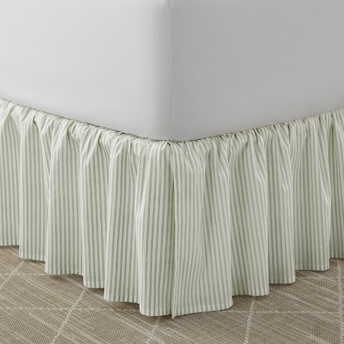 Laura Ashley Cotton Ruffled Bedskirt/Dust Ruffle/Box Spring Cover - image 1 of 4