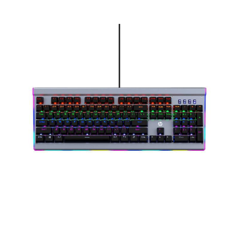 HP Wired Mechanical Gaming Keyboard, Backlit - GK520, 2 of 10