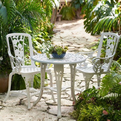 Brylanehome 3 Piece Rose Bistro Set Patio Furniture Target