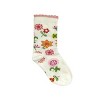 Wrapables Pink Flower Girl Socks for Baby (Set of 3) - 3 of 4
