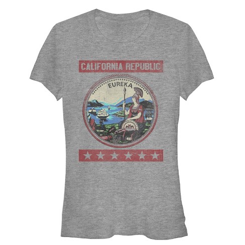 Juniors Womens Lost Gods California Republic Seal T-Shirt - image 1 of 3