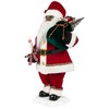 Northlight  Animated and Musical Santa Claus with Candle Christmas Figure - 2' - 3 of 4