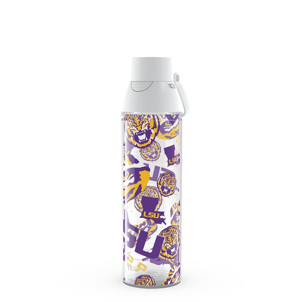 Photos - Glass NCAA LSU Tigers Tervis All Over Venture Water Bottle - 24oz