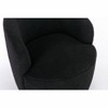 CAVINAS Teddy Fabric Arm Chair with Wood Frame,Plush Cushion,Accent Chair for Living Room,Bedroom - 4 of 4