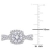 EVERLY JEWELRY |Sterling Silver 2 1/8 CT TGW Created White Sapphire Fashion Ring - 4 of 4