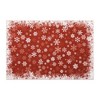 Christmas Area Rug Xmas Snowflake Accent Rug Holiday Decorative Soft Carpet - 2 of 4