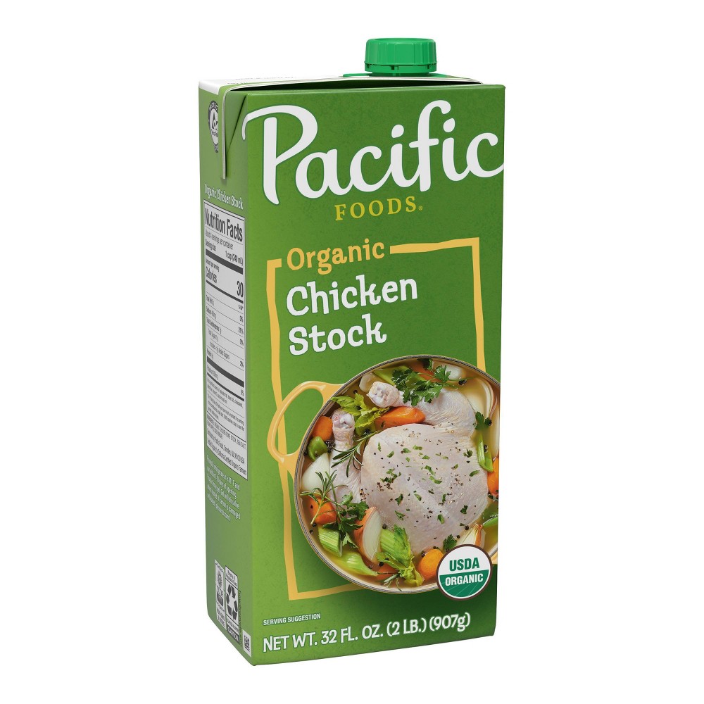 Pacific Foods Organic Gluten Free Chicken Stock - 32oz