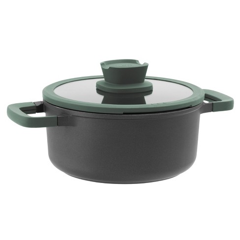 Berghoff Forest Nonstick Stockpots, Strainer Glass Lid With Spoon