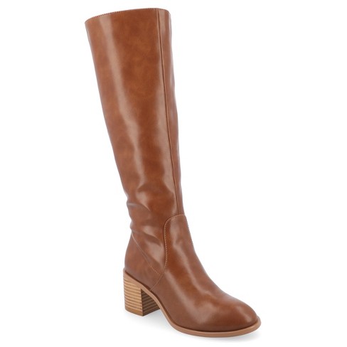 Wide width outlet brown boots