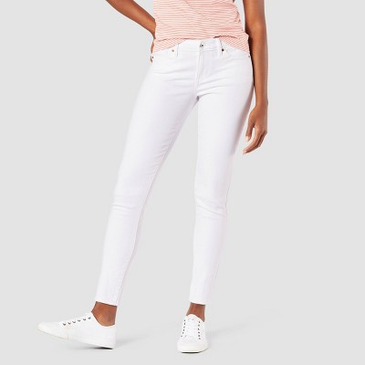 womens white levi jeans