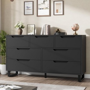 Acekool Rounded Corner Multi-Drawer Dresser, Storage Cabinet for Bedroom, Living Room, TV Stand, Assorted Colors and Sizes - 1 of 4