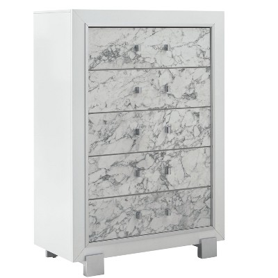 NicBex Dresser for Bedroom,Chest of Drawers with Round Knobs,Modern Freestanding Dresser,Storage Dressers for Bedroom