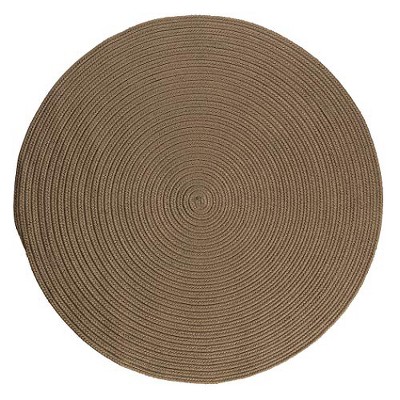 Colonial Mills Barataria Braided Rug, Cashew 9x9, Round Shape