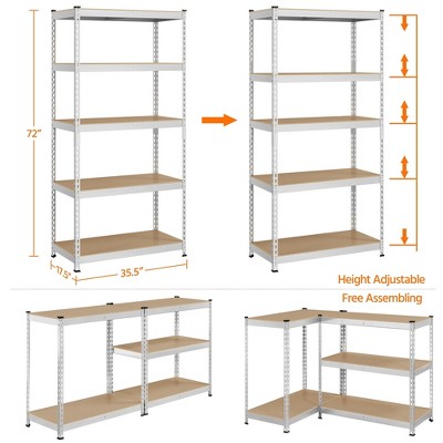 TrumanPick Storage Shelves Metal Garage ... - Walmart