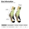 Banana Tropical Leaves Women Printed Crew Socks Funny Funky Socks Soft Polyester Novelty Gifts for Artists Men - 2 of 4