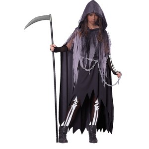 California Costumes Girls' Miss Reaper Dress Costume - 1 of 1