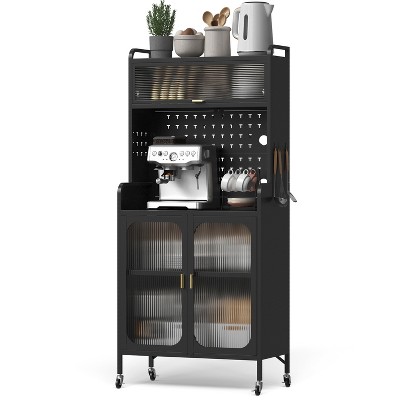 Fortune Candy 5 Tier Sideboard Coffee Bar with Doors