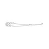Haus of Brilliance Silver 1/10 Cttw Diamond Heart Link Bolo Bracelet - 2 of 4