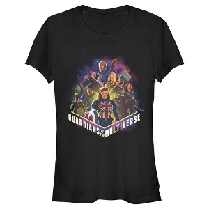 Juniors Womens Marvel What if…? Guardians of the Multiverse T-Shirt - 1 of 4