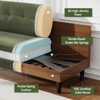 Dyonery 50" Small Loveseat Sofa Small Couch for Living Room,Chenille Comfy Love Seat with Spring Cushion,Solid Wood Frame,Tool-Free Assembly - 3 of 4